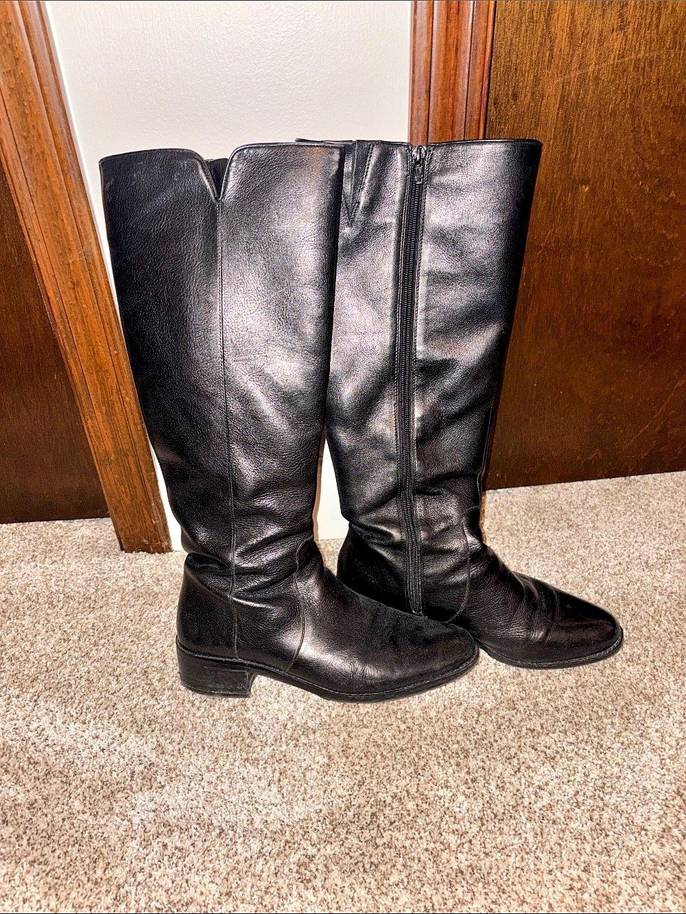 Black Knee High Boots